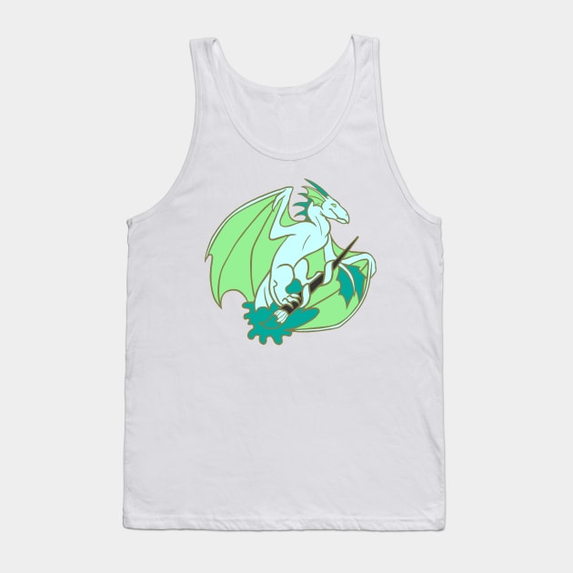 Art Dragons: Paint Tank Top by sugarpoultry